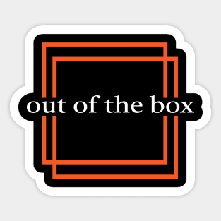 Out Of The Box Sticker